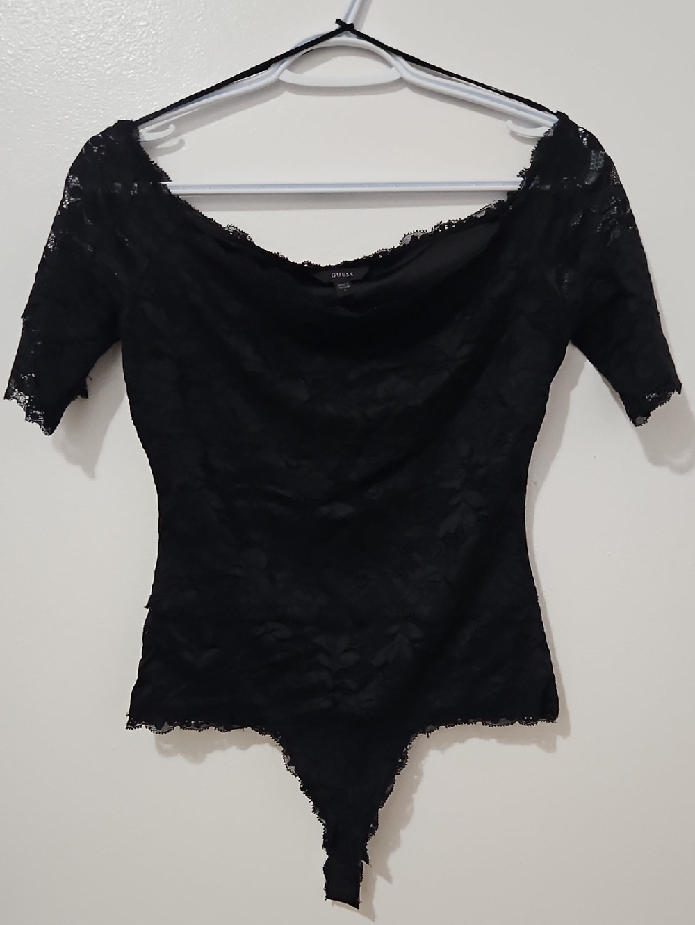 GUESS Lace Off-Shoulder Bodysuit